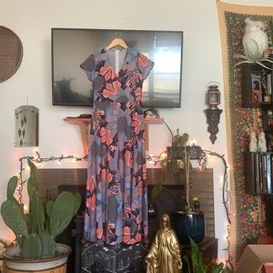 70's style boho chic sun dress
